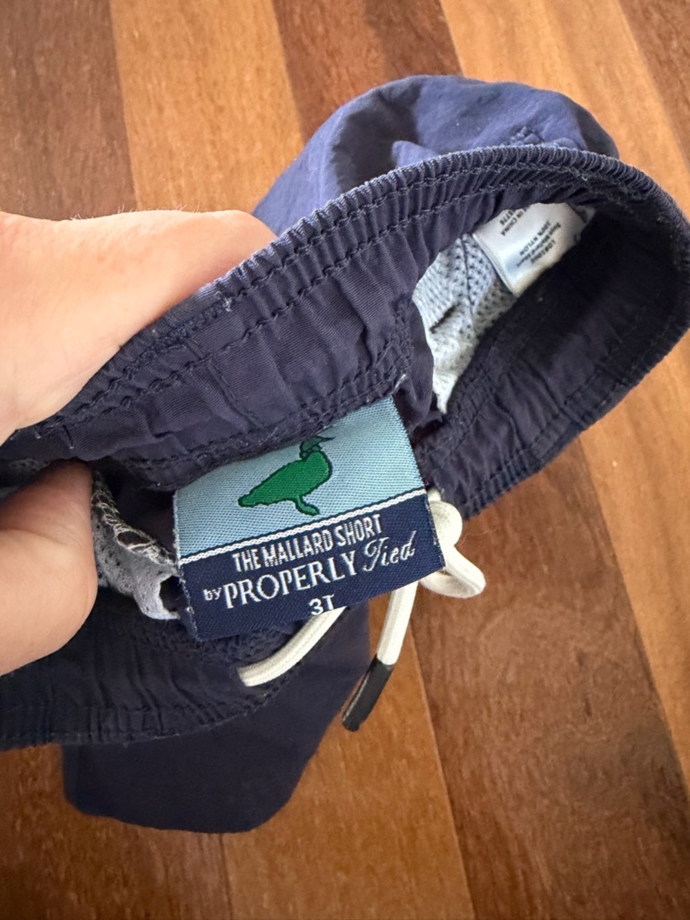Properly Tied Mallard Shorts Navy & Gray Shorts (Pair) - Picture 2 of 10